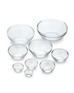 Duralex Le Gigogne Clear 9-Piece Stacking Bowl Set