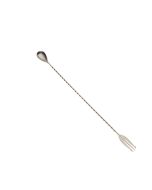 Mercer Barfly 15.75" Bar Spoon with Fork | Stainless Steel