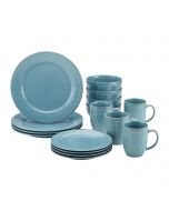 Rachael Ray Cucina Collection 16-Piece Dinnerware Set | Agave Blue
