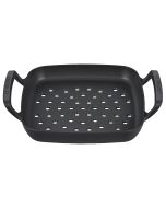 Le Creuset Alpine Collection 12" Square Grill Basket | Matte Black