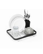Umbra Sinkin Multi Use Sink Dish Rack | Smoke-Nickel