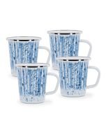 Golden Rabbit Enamelware 16oz Latte Mugs - Set of 4 | Aspen Grove