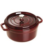 Staub Cast Iron 4 Qt. Round Dutch Oven | Grenadine