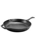 image shows Lodge Cast Iron 13.25" Chef Style Skillet against a blank, white background