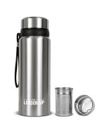 The London Sip 25oz Tea Infuser Bottle | Silver