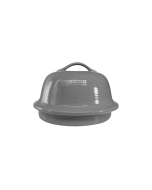 Sassafras Superstone La Cloche Bread Baking Dome | Gray Glazed