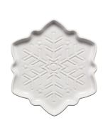 Fiesta® 8" Snowflake Shaped Plate | White