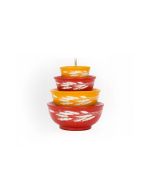 Twinkl Toast Stackable Miniature Vintage Bowls ornament | Butterfly Gold against a white background