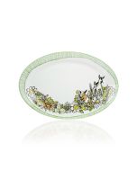 Everything Kitchens 14" Oval Platter | Caprine Caper Baby Goat