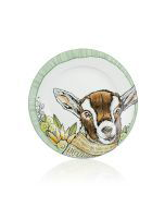 Everything Kitchens 10.5" Dinner Plate | Caprine Caper Baby Goat