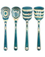 Totally Bamboo Baltique® 4-Piece Cooking Utensil Set | Mykonos