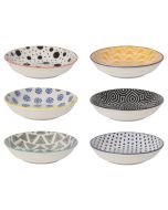 Now Designs Bits & Dots Pinch Bowls | Set of 6