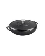 Lodge Blacklock Triple Seasoned 4 Qt. Cast Iron Braiser with Lid