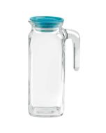 Bormioli Rocco 33.75 oz Frigoverre Jug with Teal Lid