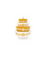 Twinkl Toast Stackable Miniature Vintage Bowls ornament | Butterfly Gold against a white background