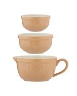 Stacked ceramic measuring cups