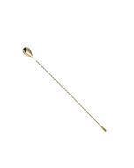 Mercer Barfly 15.75" Classic Bar Spoon | Gold Plated