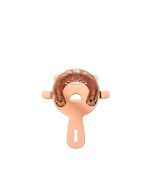 Mercer Barfly 4 Prong Heavy-Duty Spring Bar Strainer | Copper Plated