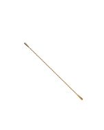 Mercer Barfly 17" Stainless Steel Double Ended Stirrer | Gold Plated