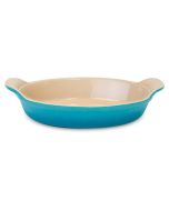 Le Creuset 6oz Oval Heritage Au Gratin Dish | Caribbean Blue