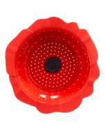 image shows Charles Viancin Poppy Colander | 11"  against a blank, white background  