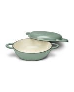 Cuisinart Chef's Classic Enameled Cast Iron 2-in-1 Multipurpose Set (Sage Green)
