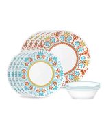 Corelle 12-Piece Dinnerware Set | Terracotta Dreams