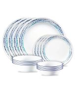 Corelle 16-Piece Dinnerware Set | Ocean Blues