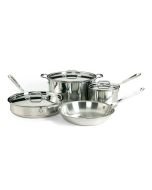All-Clad Copper Core 5-Ply Bonded Stainless Steel Cookware Set | 7-Piece