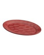 Rachael Ray Cucina Collection 14" Oval Platter | Cranberry Red