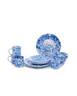 Crow Canyon 16-Piece Enameled Dinnerware Starter Set - DSSDBM