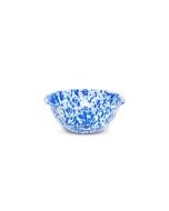 Crow Canyon Enameled Serving Bowl - Blue Marble - D18DBM