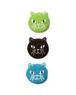 Kikkerland Reusable Sponges (Set of 3) | Cats