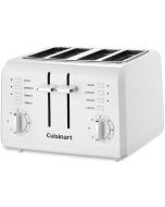 Cuisinart Toaster: Compact, 4 Slices, in Plastic with Stainless Steel Accents (Model CPT-142)