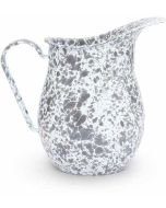 Crow Canyon Enameled Pitcher Grey Marble