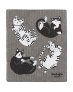 image shows Ecologie by Danica Swedish Sponge Dish Cloth | Meow & Furever against a blank, white background