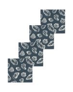 image shows Now Designs by Danica Napkins (Set of 4) | Shellfish  against a blank, white background
