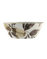 image shows Tarhong Bali Leaves 37oz Cereal Bowl against a blank, white background
