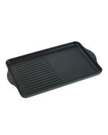 Staub Cast La Plancha Griddle & Cast Iron Double Burner, For All Cooktops,  Pre-Seasoned