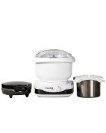 Nutrimill 6.5 Qt. Artiste Mixer + Ice Cream Making Bundle | Black Trim