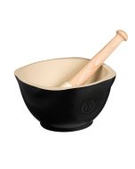 image shows Emile Henry The Mortar and Pestle | Truffle  against a blank, white background