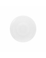 image shows Fortessa Jupiter 10.5" Dinner Plate | Clear against a blank, white background
