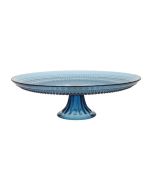 image shows Fortessa Jupiter 13" Cake Stand | Cornflower against a blank, white background