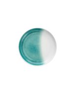 image shows Fortessa La Cote Outdoor Melamine Coupe 9" Salad Plate (Amalfi) against a blank, white background