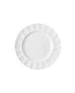 image shows Fortessa Blyss Bone China 9" Salad Plate | White against a blank, white background