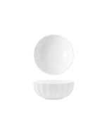 image shows Fortessa Blyss Bone China 4.7" Cereal Bowl (11oz) | White against a blank, white background