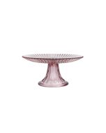 image shows Fortessa Archie 8.25" Mini Cake and Cupcake Stand | Pink against a blank, white background