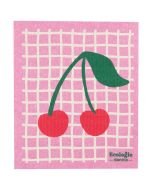 image shows Ecologie by Danica Swedish Sponge Dish Cloth | Very Cherry against a blank, white background