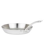image shows Viking Contemporary 3-Ply Stainless Steel 12" Fry Pan against a blank, white background