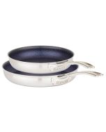 image shows Viking 3-Ply Hybrid Plus™ Nonstick Fry Pan Set | 2-Piece against a blank, white background